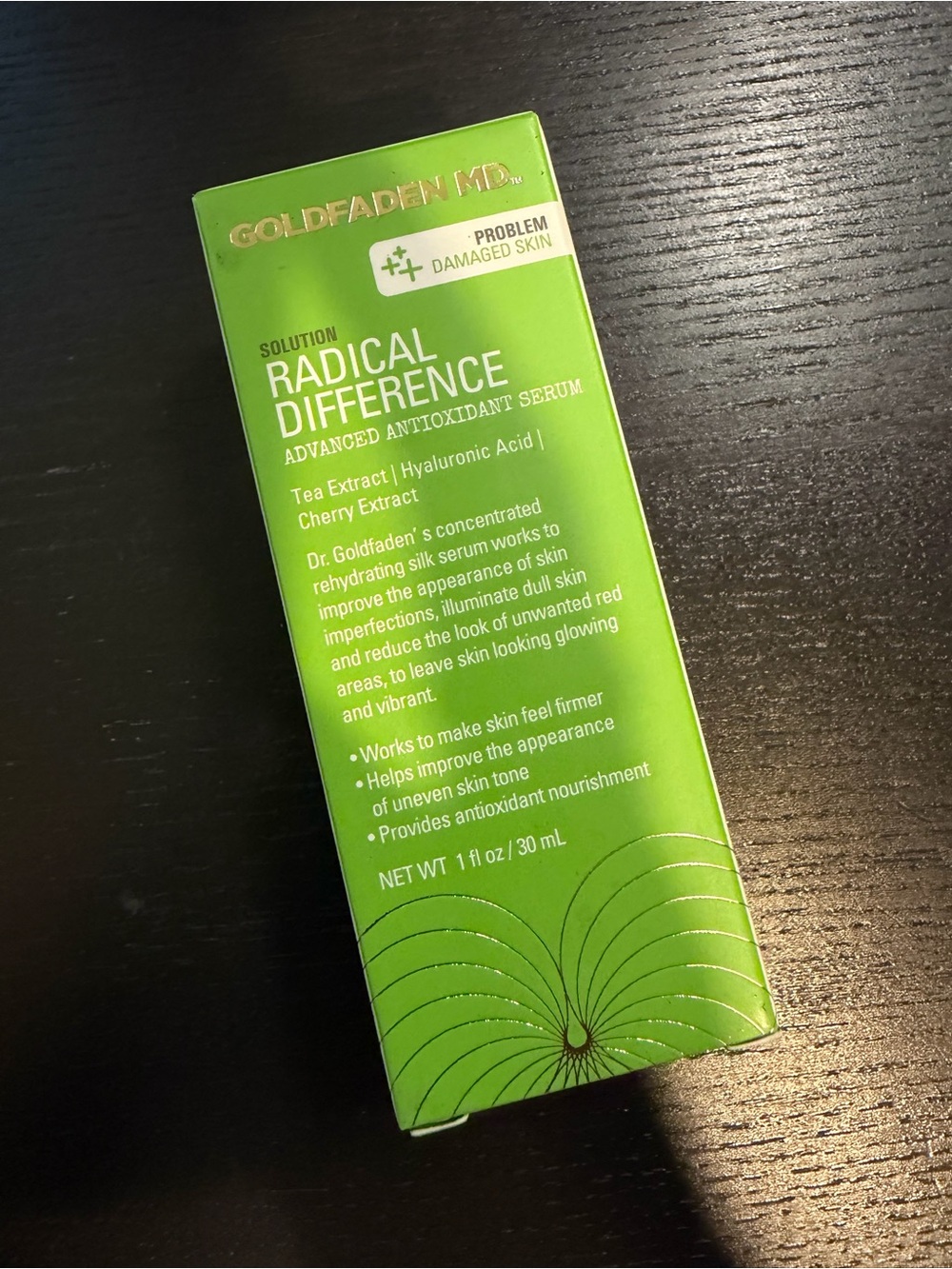 Goldfaden MD Radical Difference Antioxidant Serum — Green